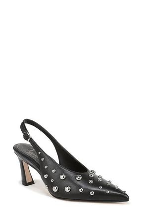 Naturalizer Elaine Stud Slingback Pointed Toe Pump in Black at Nordstrom, Size 7.5