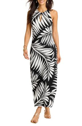 Tommy Bahama Carmela Botanical Print Maxi Dress in Black at Nordstrom, Size X-Small