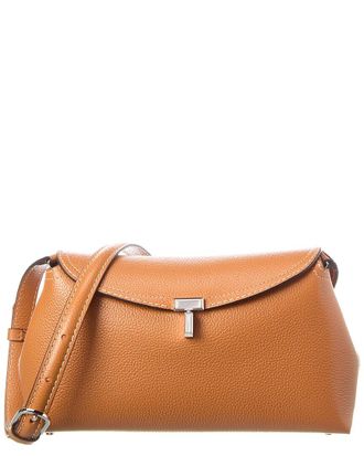 Toteme T-Lock Leather Shoulder Bag