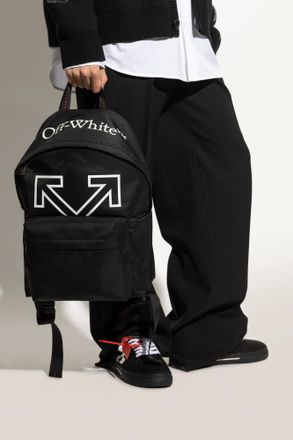 Off-white Backpack With Logo, Mens, Black