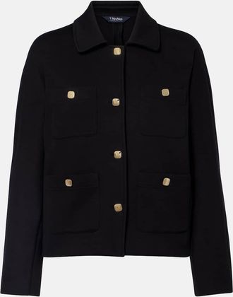 Max Mara Giacca Armonioso in jersey di misto cotone
