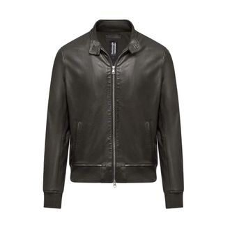 Bomboogie Friz Bomberjack - Heren - Jassen - Bruin - Maat: 3XL Leer