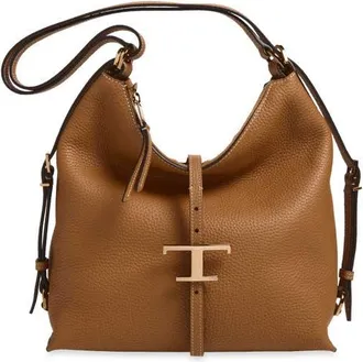 Tod's Small T-Timeless Shoulder Bag in Kenia Scuro at Nordstrom