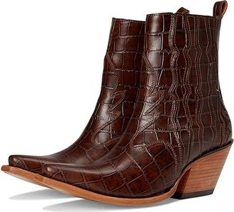 Ariat Jade Cowboy Womens Boots Luxe Espresso Croc Print : 6.5 B - Medium, Leather