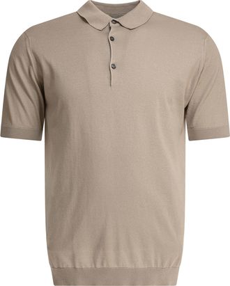 John Smedley Adrian Polo Shirts Beige-Uomo