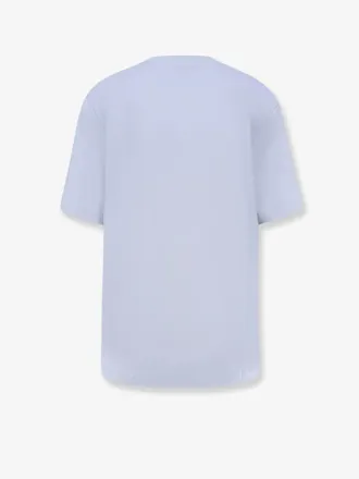 Pinko Rhinestone Logo T-Shirt - Blue
