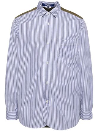 Junya Watanabe Camicia a righe - Bianco