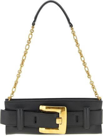 Balmain Anthem Clutch Nero-Donna