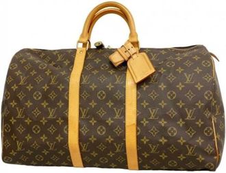Louis Vuitton Vintage, unisex, Bruin, ONE Size, Pre-owned Weekendtas