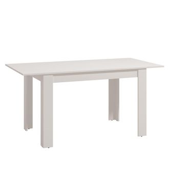 Home Heavenly Mesa de comedor extenisble en color blanco 75 x 80 x 140-180 cm
