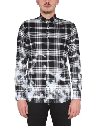 Philipp Plein Tartan Pattern Shirt