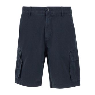 Sun 68 Casual Shorts, male, Blue, Size: W31 Cotton Cargo Shorts