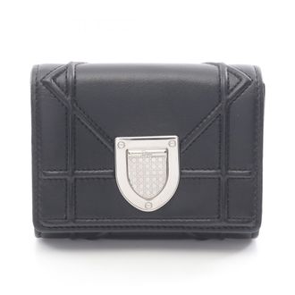 Dior Black Leather Wallet (Bi-Fold) (Pre-Owned)