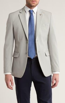 T.R. Premium Slim Fit Stretch Blazer in Grey at Nordstrom Rack, Size Xx-Large