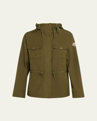 Moncler Serin Hooded Cotton-Blend Parka