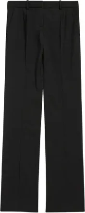 Balenciaga Straight Trousers, female, Black, Size: XS Slim Tailored Pants