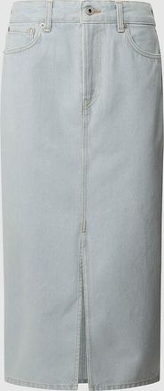 Pepe Jeans London Halflange jeansrok met hoge taille