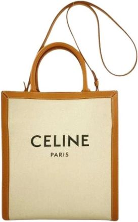 Celine Pre-owned Tote Bags, female, White, Size: ONE SIZE Pre-owned Vintage Tote Bag