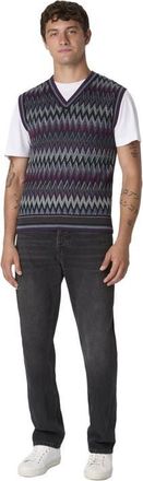 Missoni V-neck Vest With Zigzag Pattern in Multicoloured at Nordstrom, Size 48 It