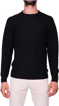 Alpha Studio Au-5210H 2052 shirt - Heren - Ronde hals truien - Zwart - 3XL - Wol - Truien & Vesten