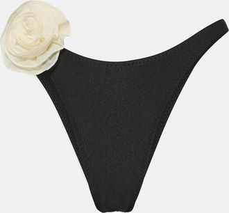 Same Swim 90s floral-applique bikini bottoms