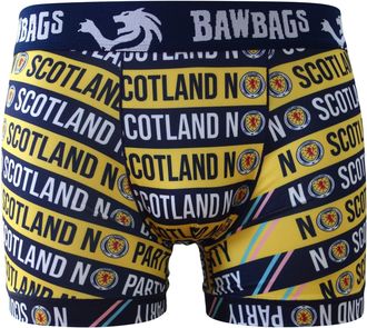Bawbags Scotland National Team Party Technical Boxer Shorts - XL Multicolor