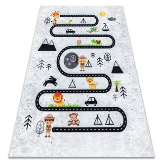 RugsX RugsX Junior Rug in Grey | Size: 200 cm x 290 cm