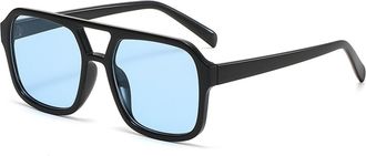 Generic Mens Outdoor Vacation Sunglasses Driving Commuter Womens Sports Sun Glasses(Blue)