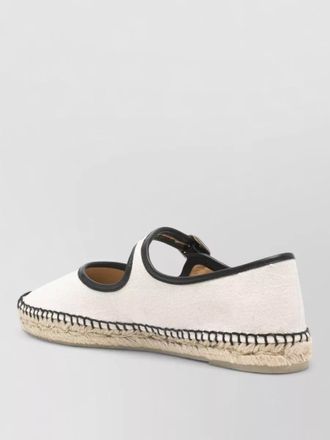 Castaner padua buckle detail espadrille ballet flats