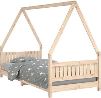 vidaXL Estructura De Cama Para Ni&ntilde;os Madera Maciza De Pino 90x200 Cm Vidaxl