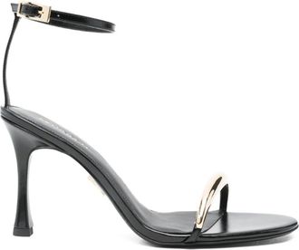 Retrofête 90mm Fawny sandals - women - Leather/Leather/Leather - 38 - Black