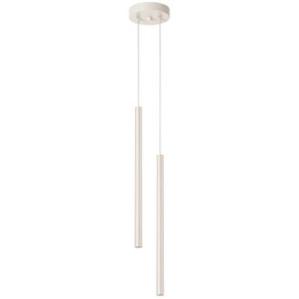 Wonderlamp L&aacute;mpara Colgante Vacu Beige, 2 Luces