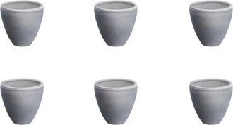 Bj&ouml;rn Borg Taza 15cl - 6 Piezas - Gris luna