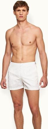 Orlebar Brown Setter Shorter Length Swim Shorts in White at Nordstrom, Size 36