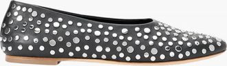 Staud Womens Alba Ballet Flat In Rivets
