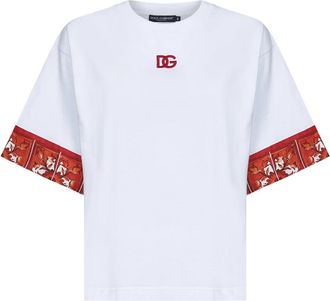 Dolce & Gabbana T-shirts en polos - Dames - T-shirts - Wit - S - Katoen - Tops
