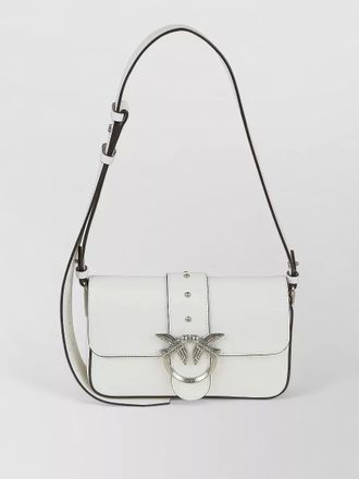 Pinko love slouchy leather shoulder bag