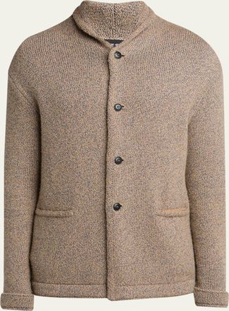 Giorgio Armani Mens Cashmere and Cotton Knit Cardigan