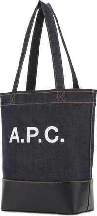 A.P.C. Womens Tote Black Cotton Polyurethane