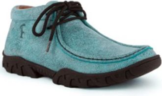 Ferrini Womens Rogue Moc-Toe Shoes In Turquoise