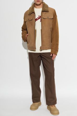 Moncler Zerique Puffer Jacket, Mens, Brown