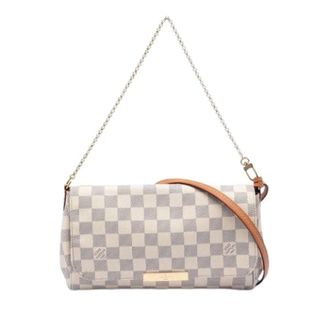 Louis Vuitton Pre-owned Shoulder Bags, female, White, Size: ONE SIZE Pre-owned Favorite MM