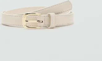 Mango Cintura sottile effetto pelle cocco grezzo - Donna - XL - MANGO