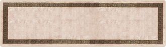 vidaXL Pasillo De Alfombra Marsa Negro 100 X 350 Cm Poli&eacute;ster Y Pvc Vidaxl