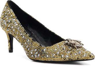 Dune London Womens Ladies Appreciated - Bug Embellished Courts - Black - Size UK 3