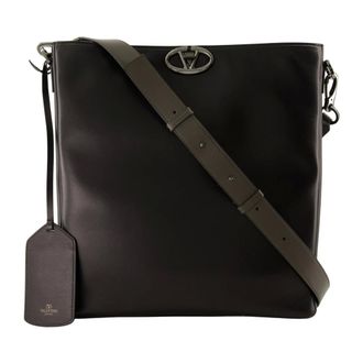 Valentino Garavani Cross Body Bags, male, Black, ONE SIZE, VLogo Locker Tote Bag