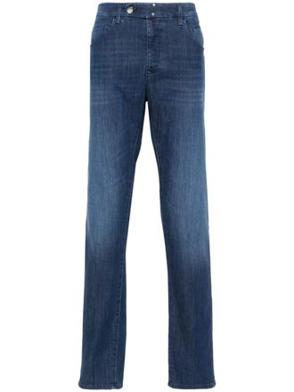 Incotex Medium Blue Special Straight-Leg Jeans