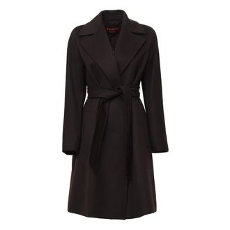 Max Mara Abrigo Dravenna - Coats - Mujer - Marr&oacute;n - 2XS