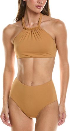Maneb&igrave; Manebi 2Pc Braided Halter Neck Bikini Set