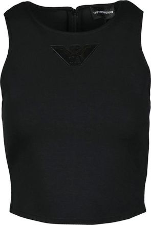 Emporio Armani Donna, Top, Nero, L, new
